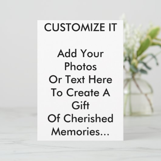 Memories Uitnodiging (Staand voorkant)