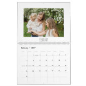Memories van de moderne Script Calendar-reeks mult Kalender (Feb 2027)
