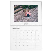 Memories van de moderne Script Calendar-reeks mult Kalender (Mar 2027)