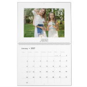 Memories van de moderne Script Calendar-reeks mult Kalender (Jan 2027)