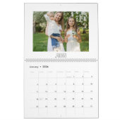 Memories van de moderne Script Calendar-reeks mult Kalender (Jan 2026)