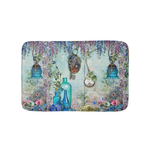 Memories Wisteria lavender blue keys Badmat (Voorkant)