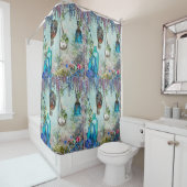  Memories Wisteria lavender blue keys Douchegordijn (In situ)