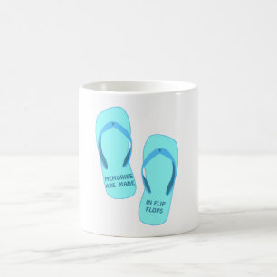 Memories worden gemaakt in teenslippers, zomerontw koffiemok