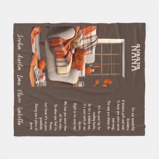 Memories woven in warmth fleece blanket (Voorkant (Horizontaal))