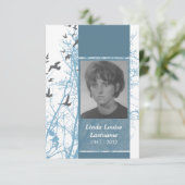 memoriokaarten : silhouetvogels kaart (Staand voorkant)