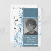 memoriokaarten : silhouetvogels kaart (Voorkant / Achterkant)