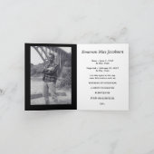 memorium : elegante ster van david kaart (Binnen)