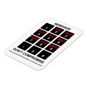 Memorize Don't Compromis Magneet (Linkerzijde)