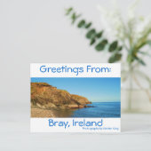 memory 1 187, Bray, Ireland, Greetings From:, P... Briefkaart (Staand voorkant)