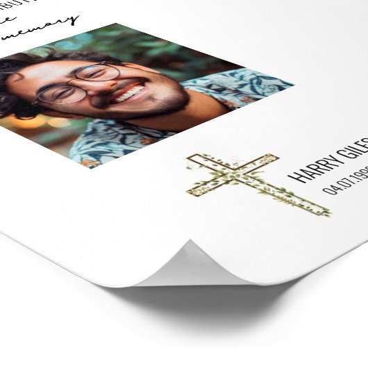 Memory Book Tribute Request Poster (Hoek)