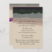 Memory Eternal - Bereavement Dank u Notecard Bedankkaart (Voorkant / Achterkant)