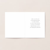 Memory eternal Griekse sympathie Folie Kaarten (Binnen)