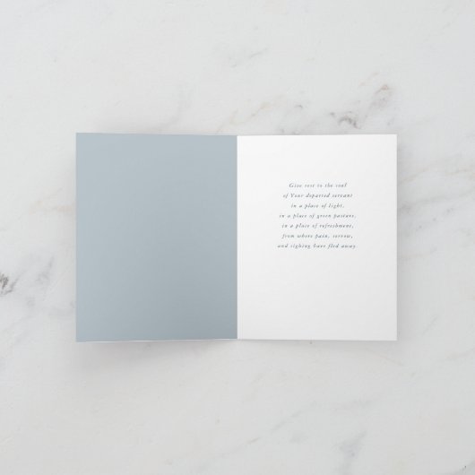 Memory eternal sympathie card kaart (Binnen)