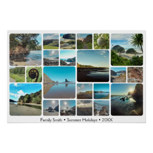 Memory Great Trip, een 20 Instagram Photo Collage Perfect Poster