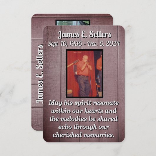 Memory Kaart (Voorkant / Achterkant)