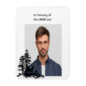 Memory Keepsake Mannelijke herten Magneet (Verticaal)