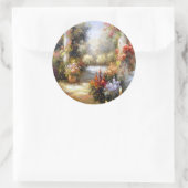 Memory Lane I Ronde Sticker (Tas)