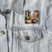 Memory Lane I Vierkante Button 5,1 Cm (In situ)