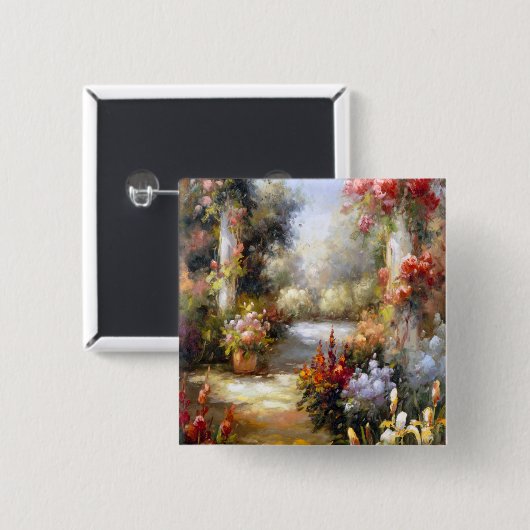 Memory Lane I Vierkante Button 5,1 Cm (Voorkant /achterkant)