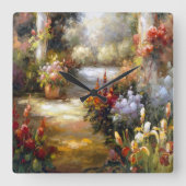 Memory Lane I Vierkante Klok (Voorkant)