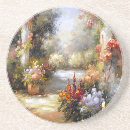 Memory Lane I Zandsteen Onderzetter (Voorkant)