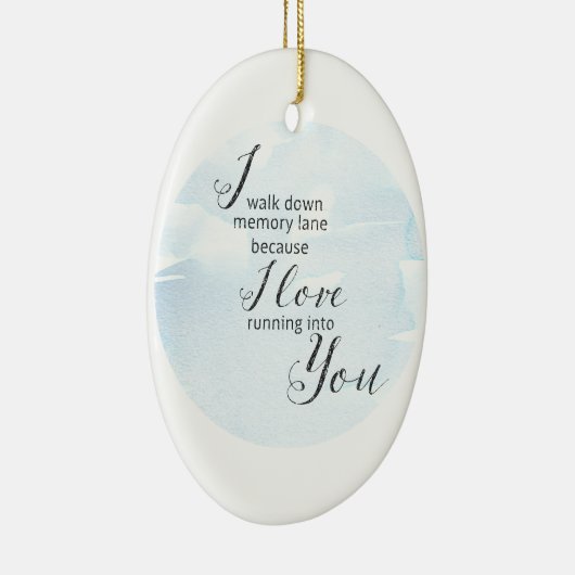 Memory Lane Keramisch Ornament (Rechts)