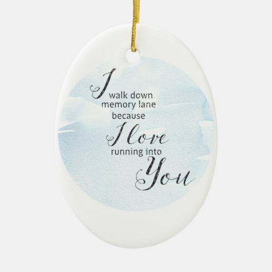 Memory Lane Keramisch Ornament (Voorkant)