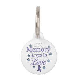 Memory Lives In Love Alzheimer’s Awareness Huisdierpenning