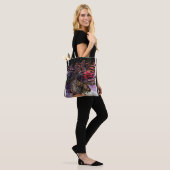 Memory Maps herfst Vibes Koi Skeleton Reflections Tote Bag (Op model)