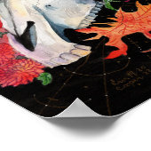 Memory Maps herfst Vibes Unicorn Skull Poster (Hoek)