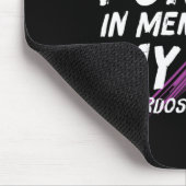 Memory of Dad Wear Purple Overdose Awareness Muismat (Hoek)