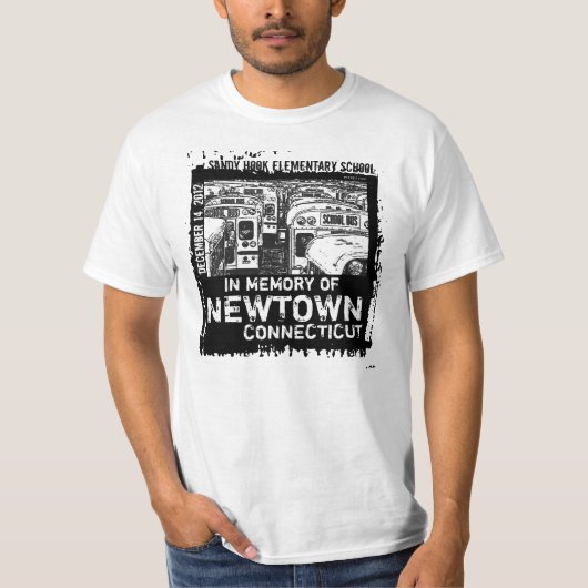 Memory of the Newtown tragedie shirt 4 (Voorkant)