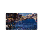 Memory of Venice, Rialto Bridge, 1904 by Kandinsky Etiket (Voorkant)