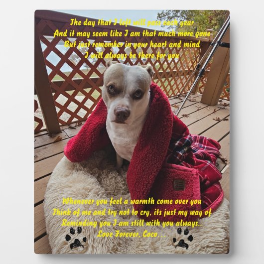 Memory Plaque Fotoplaat (Voorkant)