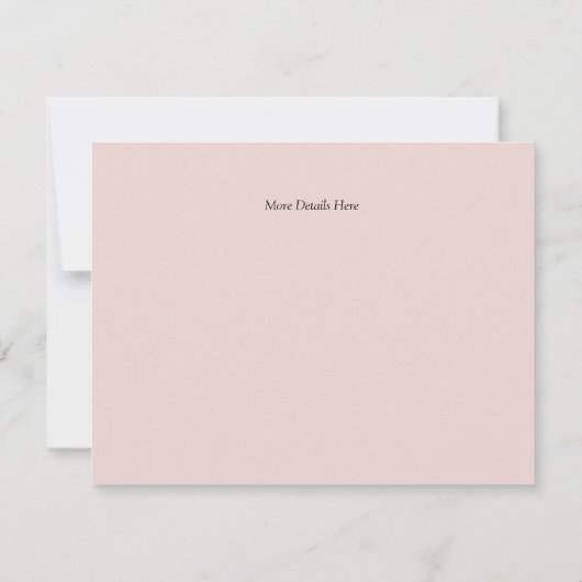 Memory Request Enclosure - Pink Roses & Doves (Achterkant)