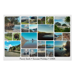 Memory Road Trip, een fotocollage van 22 Instagram Perfect Poster