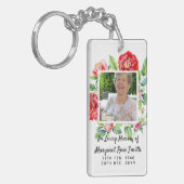 Memory Sleutelhanger Foto Bereavement Loss Memoria (Voorkant Links)