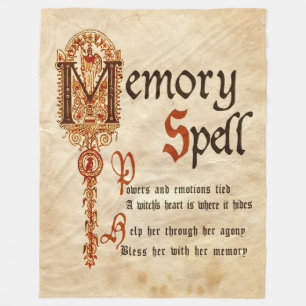 Memory Spell Fleece Deken