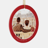 Memory Year Belangrijkste foto Keramisch Ornament (Rechts)