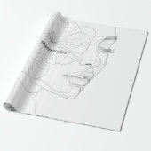 MemoryUs Cadeaupapier – Elegant Minimalistisch Ont (Uitgerold)