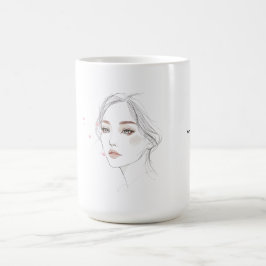 MemoryUs Portretmok – Minimal Art Koffiekop Koffiemok