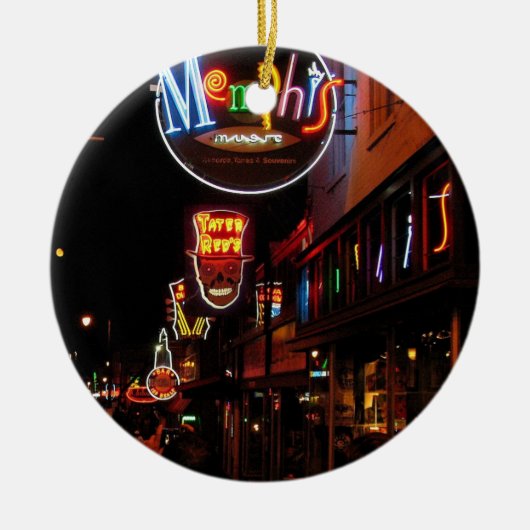 Memphare op de boom keramisch ornament (Voorkant)