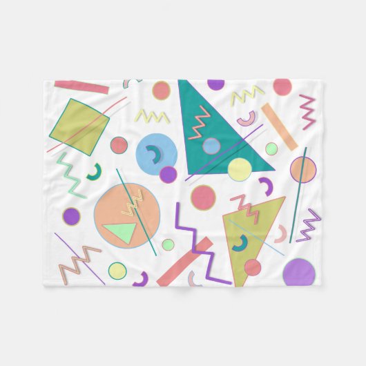 Memphis #80 fleece deken (Voorkant (Horizontaal))