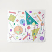 Memphis #80 Groot Wandkleed (Voorkant (horizontaal))