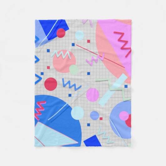 Memphis #82 fleece deken (Voorkant)