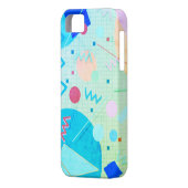 Memphis #82 Greenleaf Case-Mate iPhone Case (Achterkant Links)