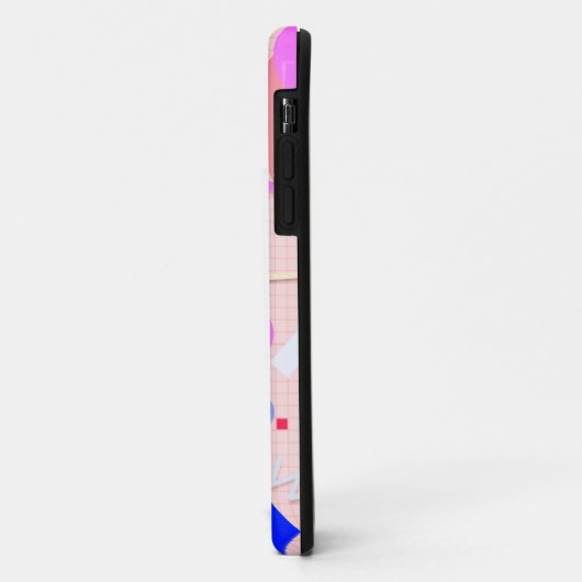 Memphis #82 Sangria Case-Mate iPhone Case (Achterkant/links)