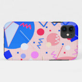 Memphis #82 Sangria Case-Mate iPhone Case (Achterkant (horizontaal))