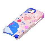 Memphis #82 Sangria Case-Mate iPhone Case (Onderkant)